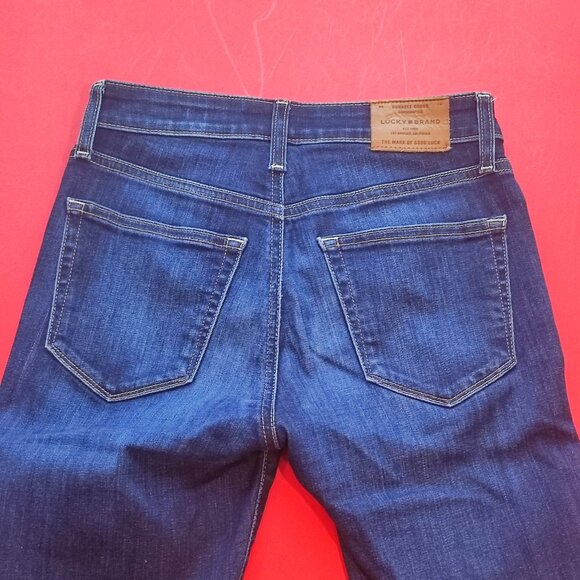 Lucky Brand Jeans Hayden skinny ankle indigo blue women's size 00 / 24 - Picture 4 of 12